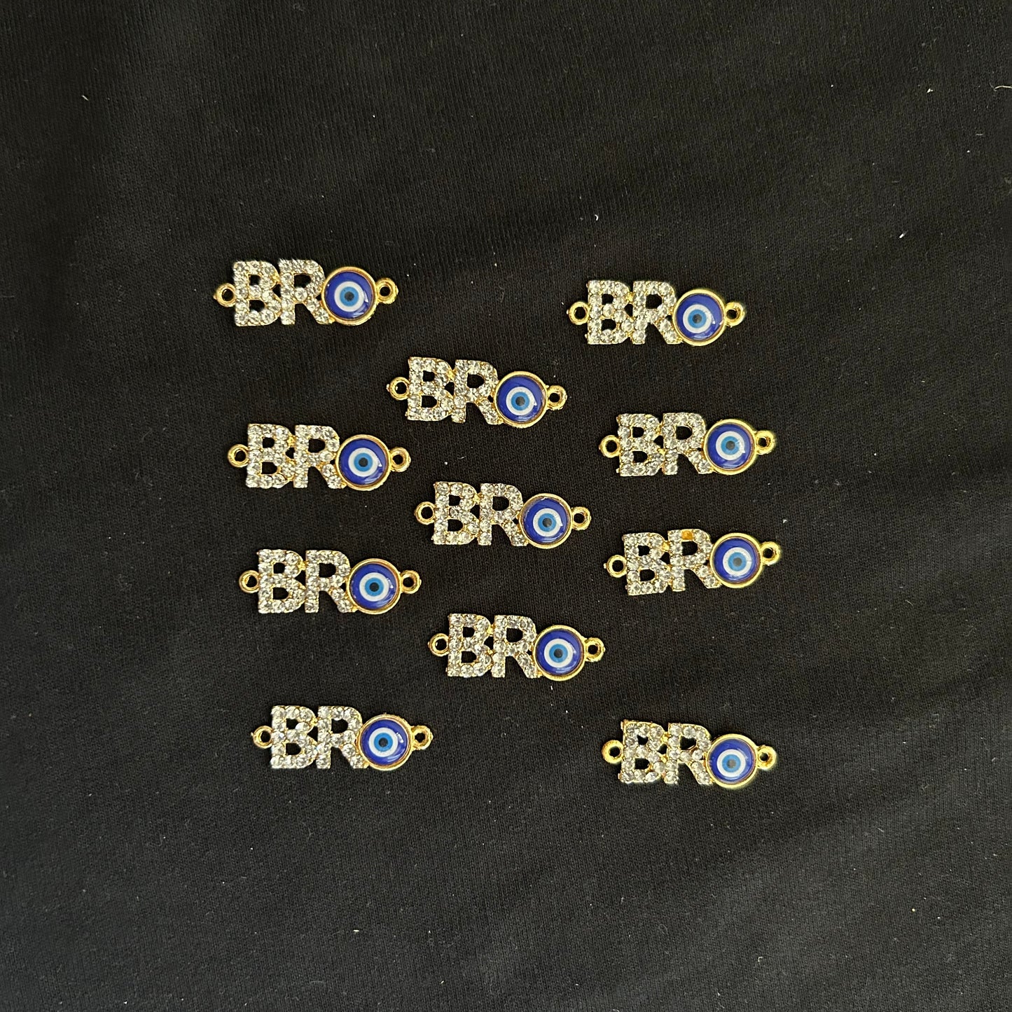 Diamond Studded EVIL EYE BRO