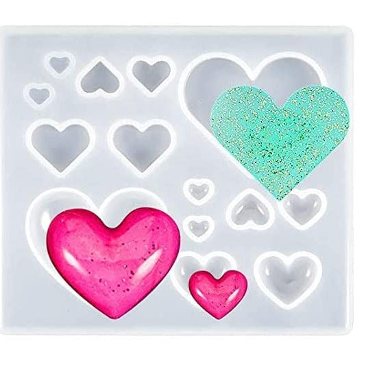 14 cavity Heart Mould Small