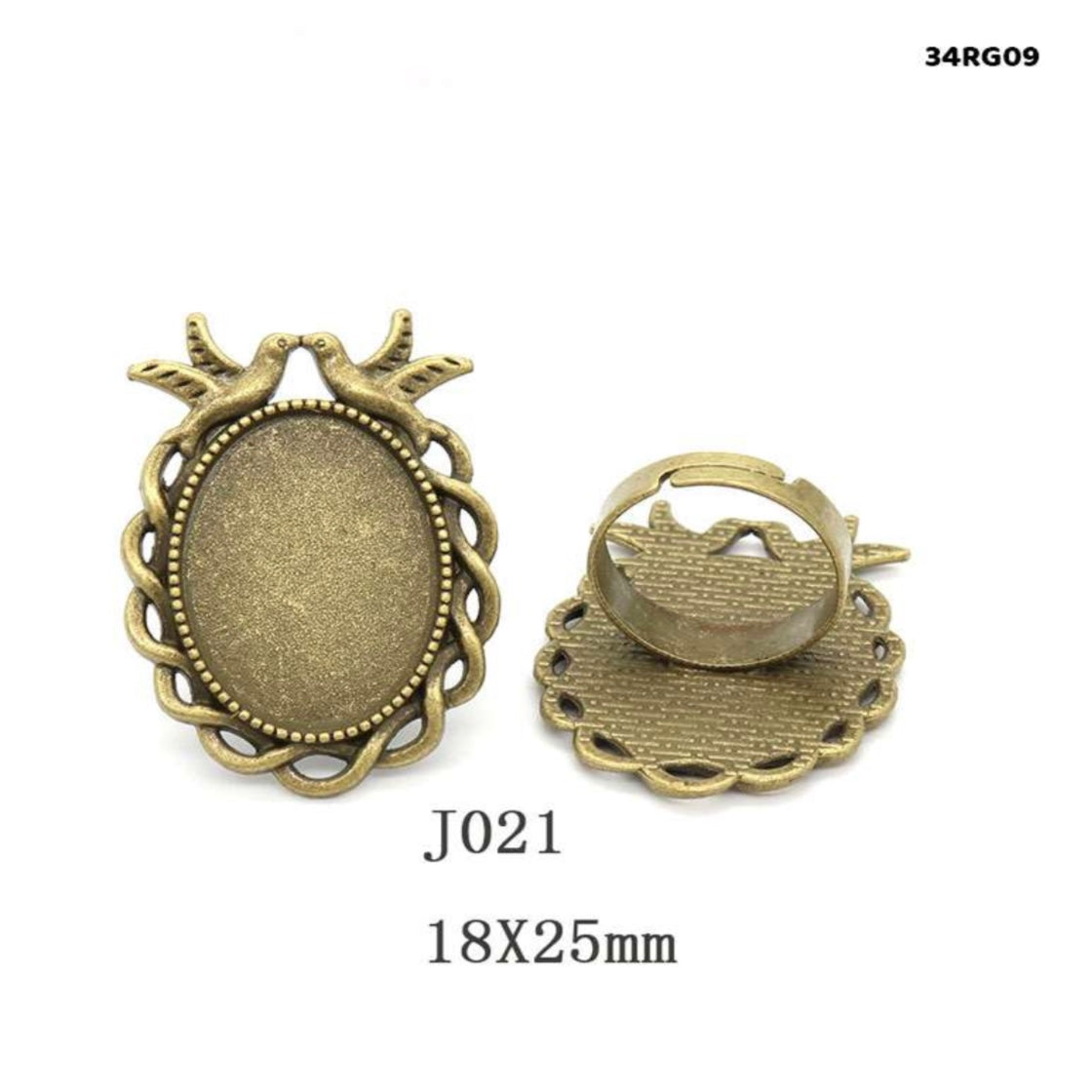 Vintage Ring Adjustable 18x25MM