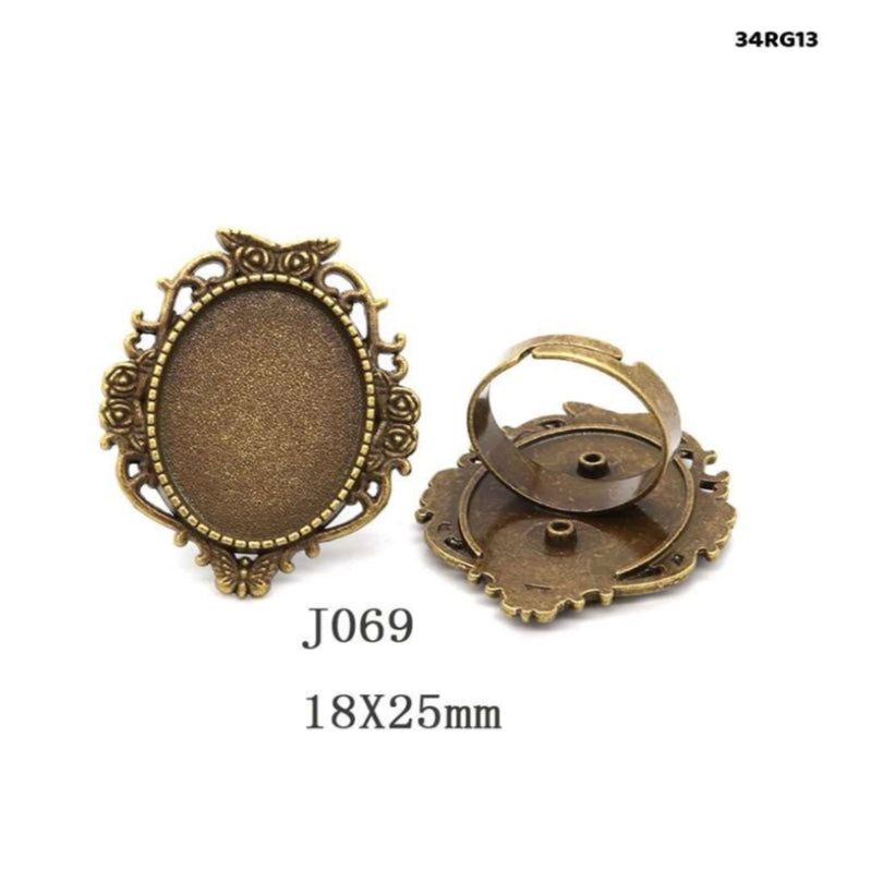 Vintage Ring Adjustable 18x25MM