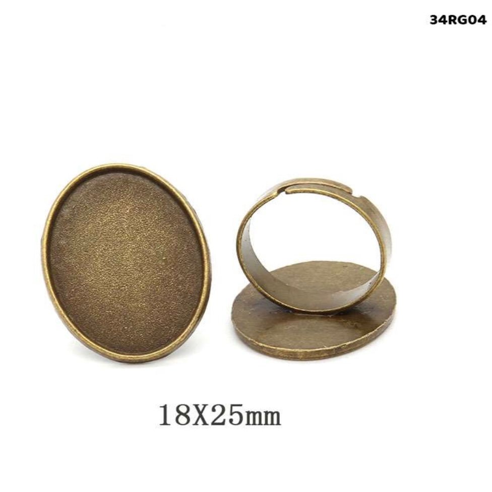 Vintage Ring Adjustable 18x25MM