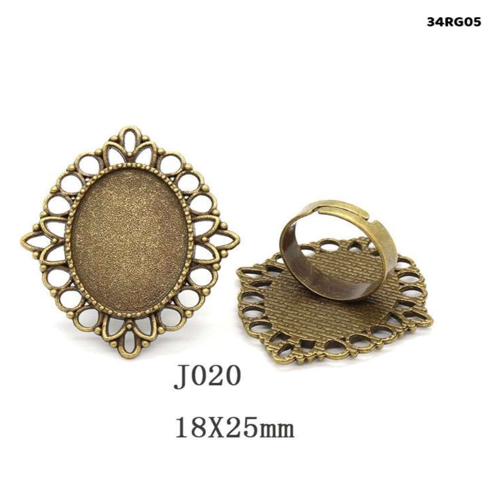 Vintage Ring Adjustable 18x25MM