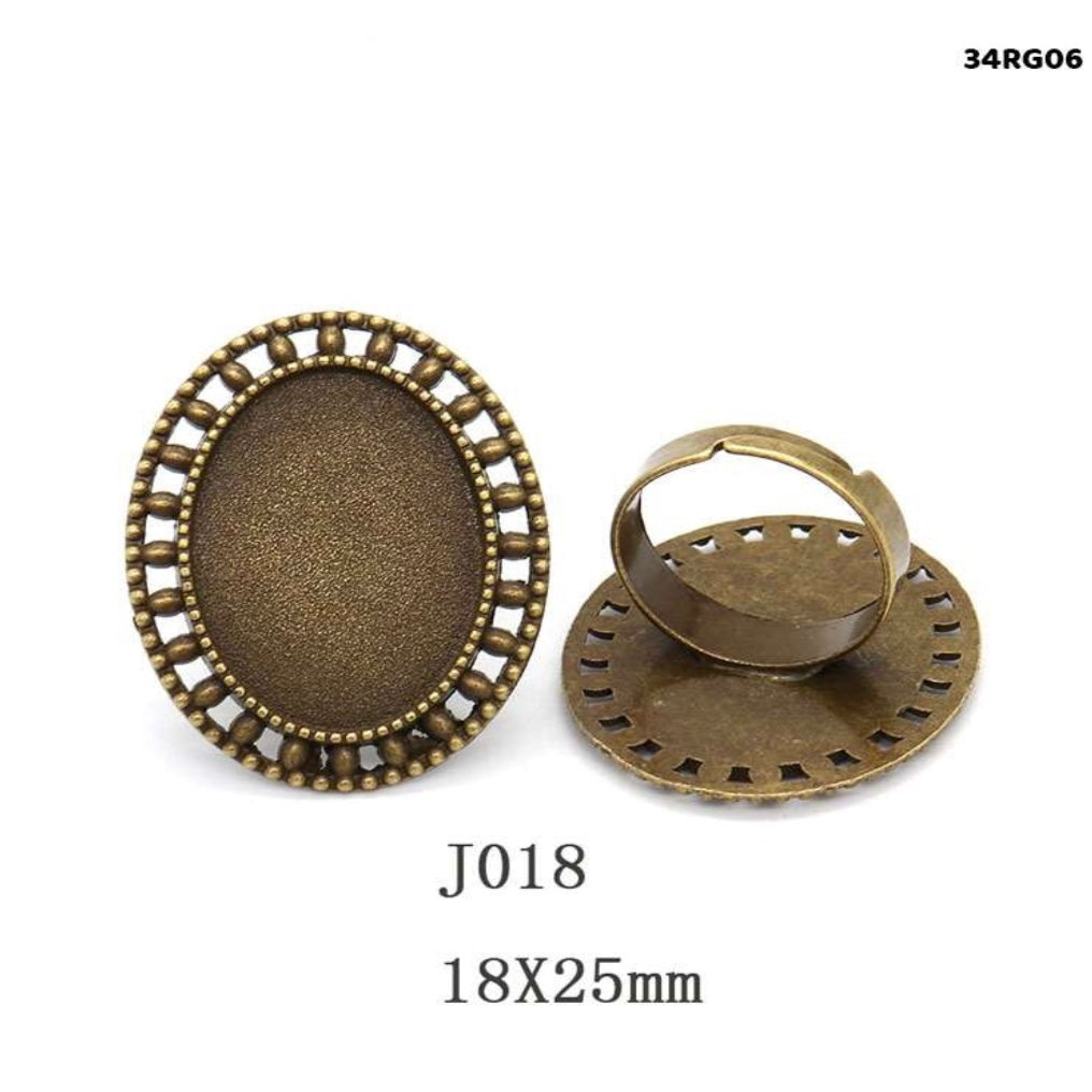 Vintage Ring Adjustable 18x25MM