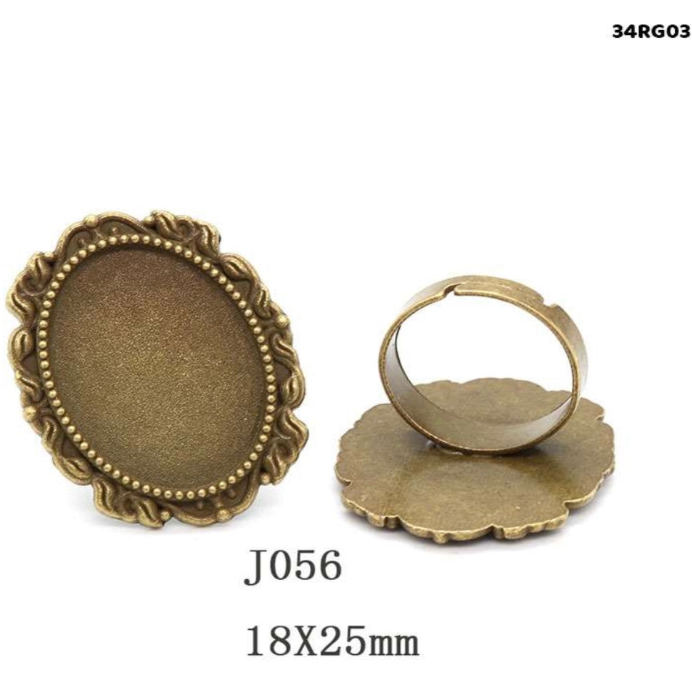 Vintage Ring Adjustable 18x25MM