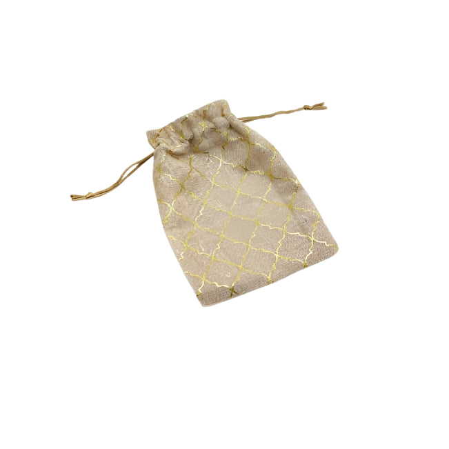 Jute Bag with Golden Print