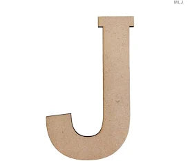 MDF Letter Cutout 6 inch (A-M)