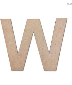 MDF Letter Cutout 6 inch (N to Z)