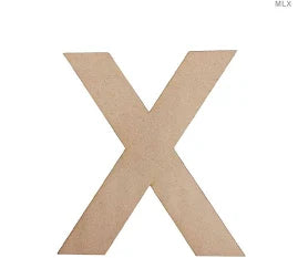 MDF Letter Cutout 6 inch (N to Z)