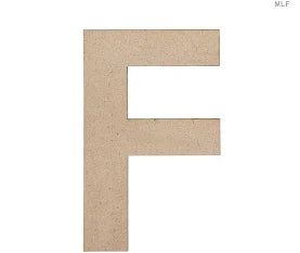 MDF Letter Cutout 6 inch (A-M)