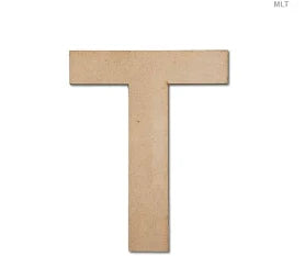 MDF Letter Cutout 6 inch (N to Z)