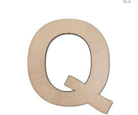 MDF Letter Cutout 6 inch (N to Z)