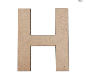 MDF Letter Cutout 6 inch (A-M)