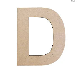 MDF Letter Cutout 6 inch (A-M)