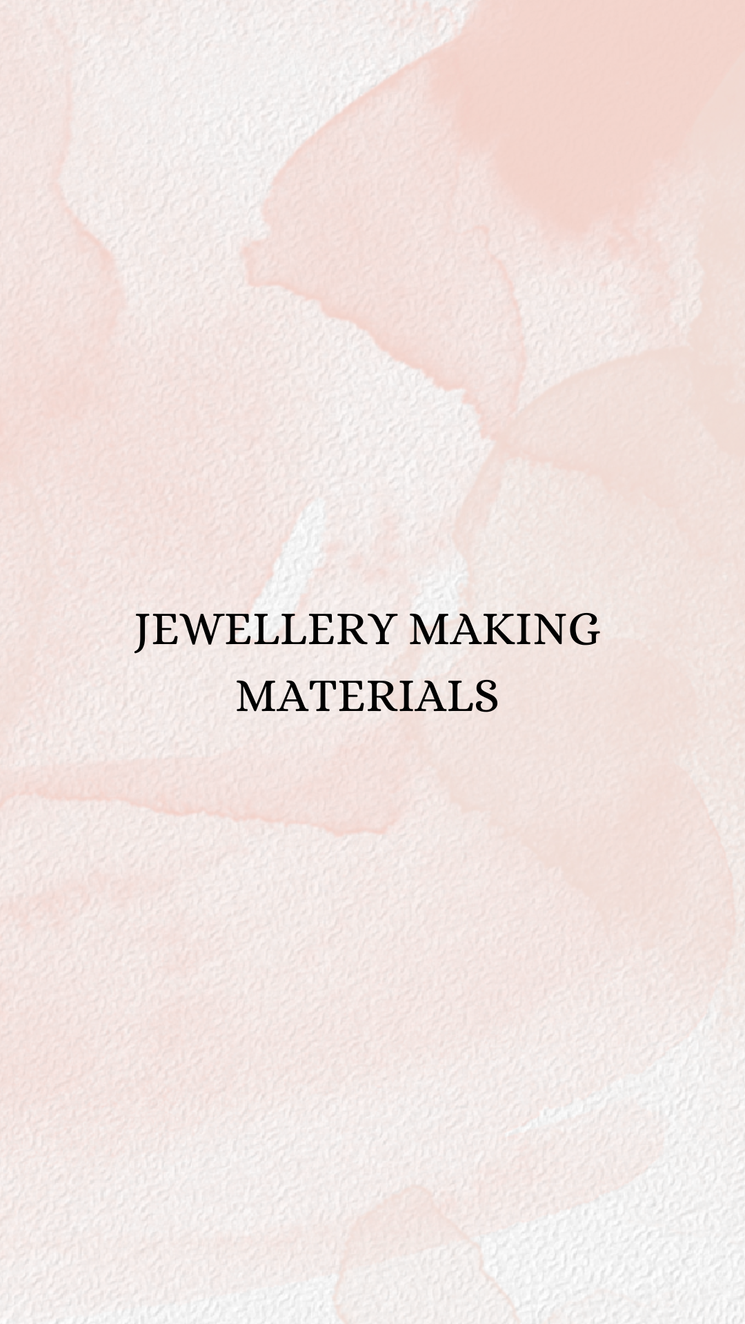 Jewellery making materials