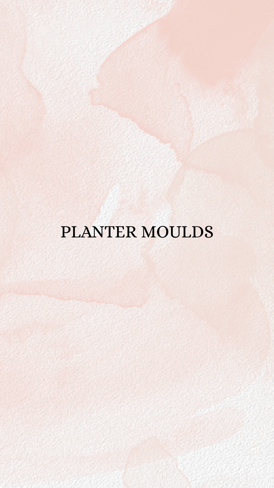 Planter Moulds