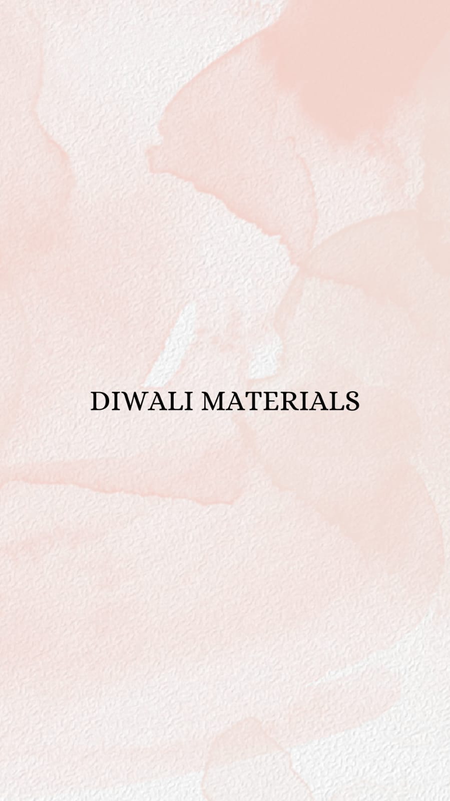Diwali materials