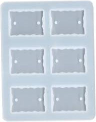 6 Cavity Agate Rectangle Rakhi Mould