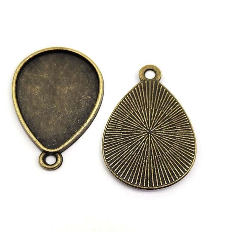 Drop Shape Metal Bezel
