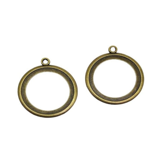 Hollow Round Shape Metal Bezel
