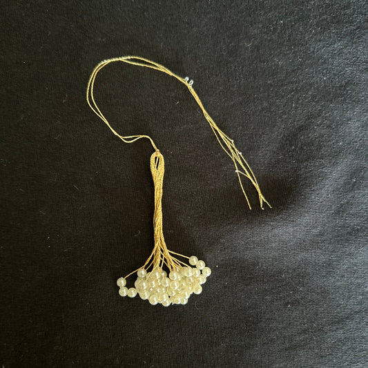 Mini Pearl Latkan / Tassel Golden