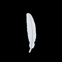 6 Inch Feather Bookmark
