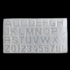 Alphabet Front Pouring Mould with Hole