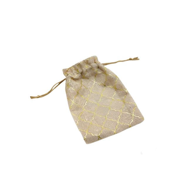 Jute Bag with Golden Print