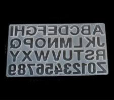 Alphabet Back Pouring Mould