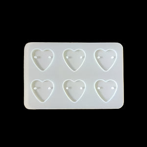6 Cavity Heart Rakhi Mould