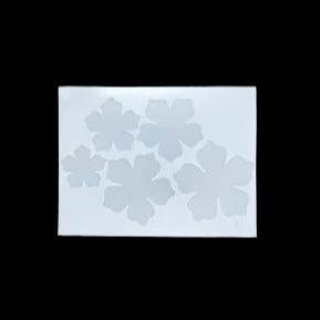 5 pcs 3D Flower Mould