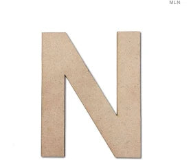 MDF Letter Cutout 6 inch (N to Z)