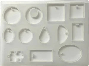 12 Cavity Pendant/ Keychain Mould