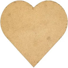 MDF Heart 7 inch