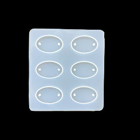 6 Cavity Oval Rakhi Mould