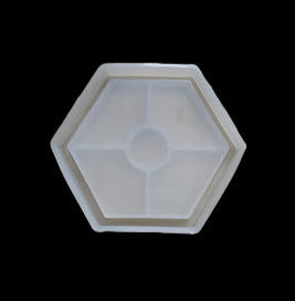 4 inch Hexagon  Mould with Boundary