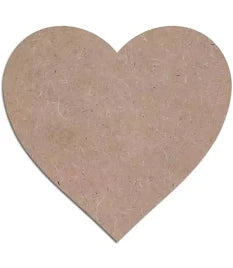 MDF Heart 4 inch