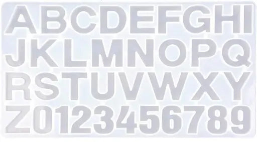 Alphabet front pouring mould